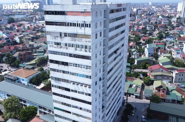 Chung cư 18 tầng ở Nghệ An chưa nghiệm thu đã cho người vào ở - Ảnh 1.