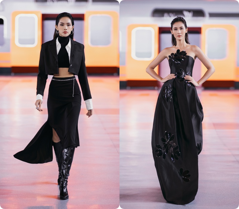 HH Đỗ Mỹ Linh tái xuất sau sinh con, MC Mai Ngọc đẹp phát sáng tại fashion show hot nhất nhì thu đông 2023 - Ảnh 14.