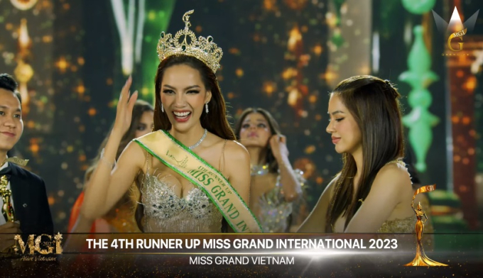 Lê Hoàng Phương giành ngôi Á hậu 4, người đẹp Peru đăng quang Hoa hậu Hòa bình Quốc tế -  Miss Grand International 2023 - Ảnh 4.