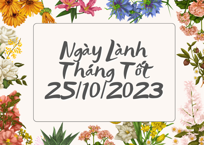 Xem ngày lành tháng tốt 25/10/2023: Nên chọn hôm nay để nhận xe, mua nhà - Ảnh 1.