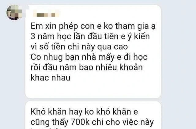 Thu 700.000 đồng/học sinh để tổ chức văn nghệ chào mừng - Ảnh 2.