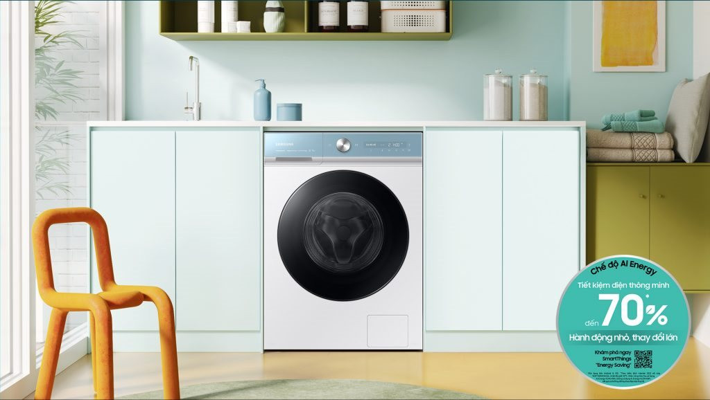 Samsung đưa máy giặt Bespoke AI thế hệ mới về Việt Nam, giá từ 20,3 triệu đồng - Ảnh 1.