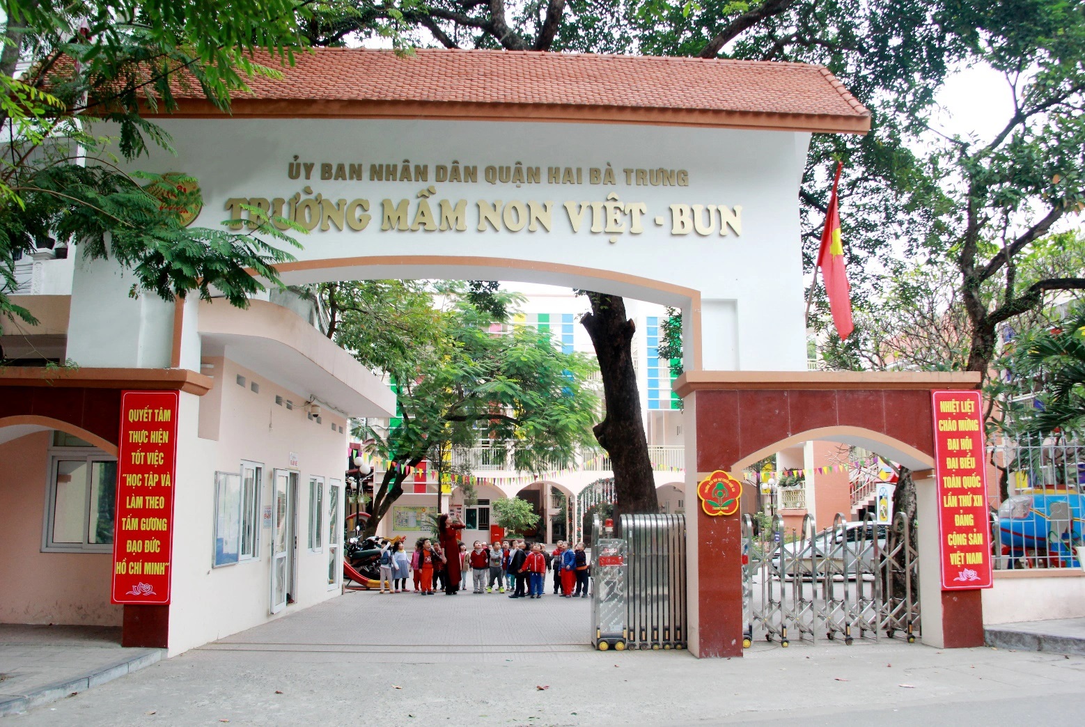 Các trường mầm non CÔNG LẬP to đẹp, rộng rãi ở Hà Nội, phụ huynh có thể tham khảo - Ảnh 16.