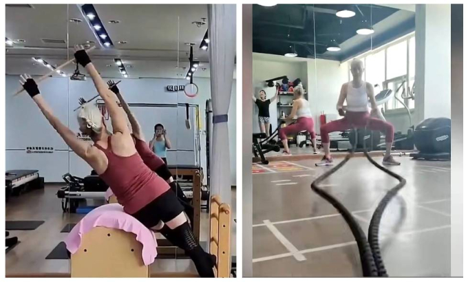 Cụ bà U80 được ca ngợi là &quot;bà nội yoga đẹp nhất&quot; với vóc dáng săn chắc và vẻ ngoài trẻ trung nhờ chăm tập thể dục - Ảnh 3.