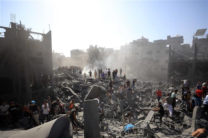 Gaza nhận số hàng viện trợ lớn nhất tới nay; xung đột Israel-Hamas đã làm hơn 9.400 người tử vong - Ảnh 2.