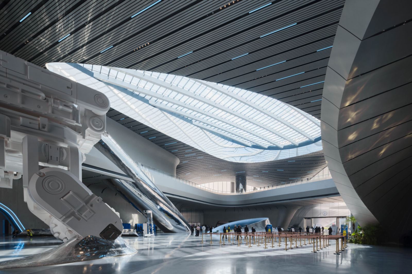 Lạc vào thế giới khoa học viễn tưởng bên trong bảo tàng nổi khổng lồ ở Trung Quốc - Ảnh 4.
