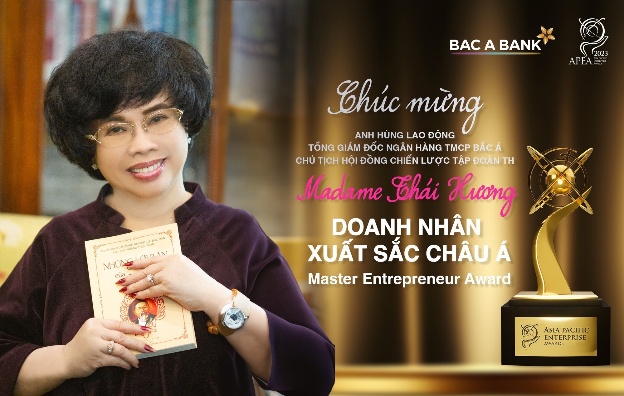 BAC A BANK giành giải “Doanh nghiệp xuất sắc Châu Á 2023” - Ảnh 2.