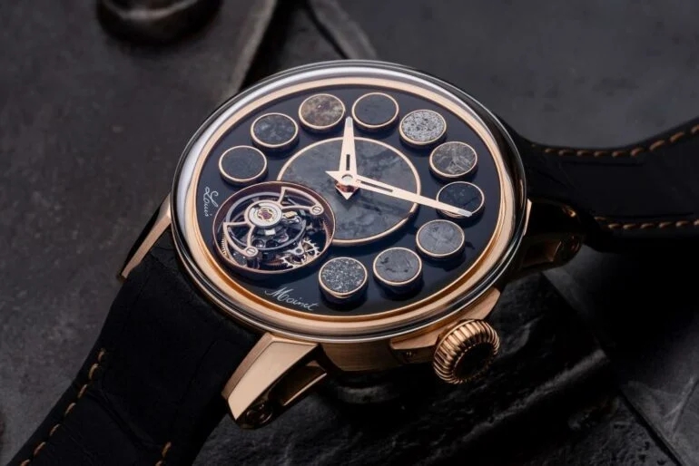 Không gắn kim cương hay đá quý, chiếc đồng hồ này vẫn có giá gần 6 tỷ đồng, ghi danh Guinness vì kỷ lục 'ngoài hành tinh' độc nhất vô nhị - Ảnh 2.