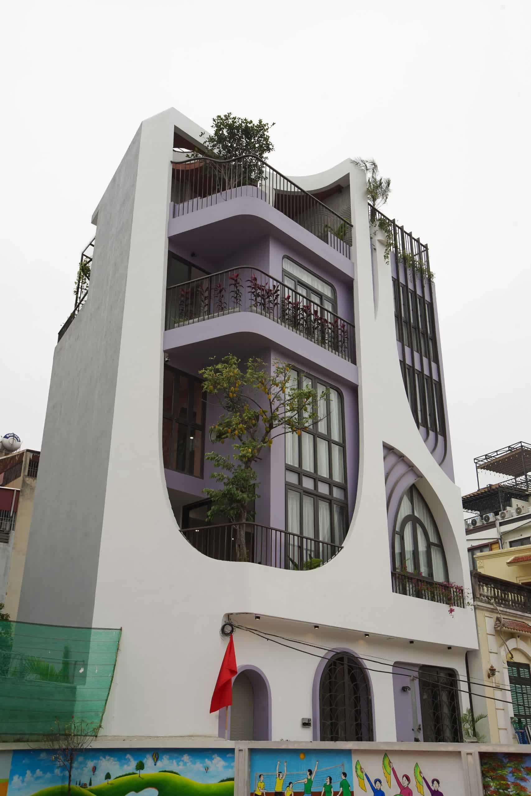 Căn nhà 44m2 với thiết kế khắc phục nhược điểm không gian bị méo ở Hà Nội