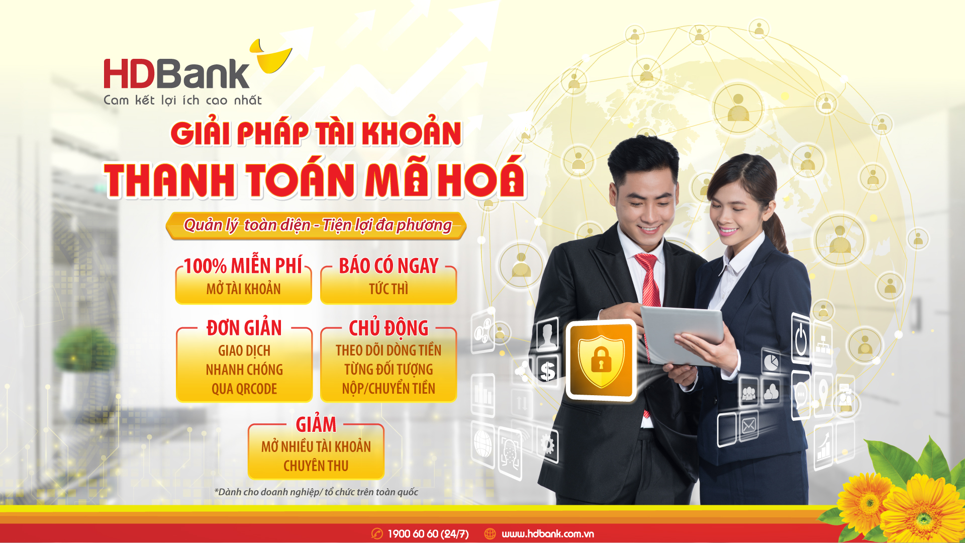 HDBank triển khai giải pháp tài khoản thanh toán mã hoá siêu tiện lợi - Ảnh 1.