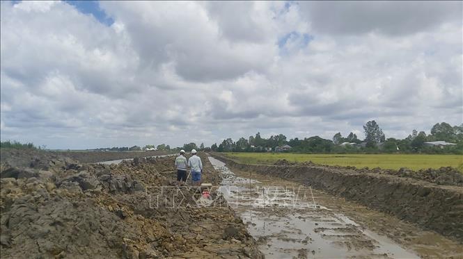 Khan hiếm nguồn cát 'cản' tiến độ cao tốc vùng Đồng bằng sông Cửu Long - Ảnh 1.