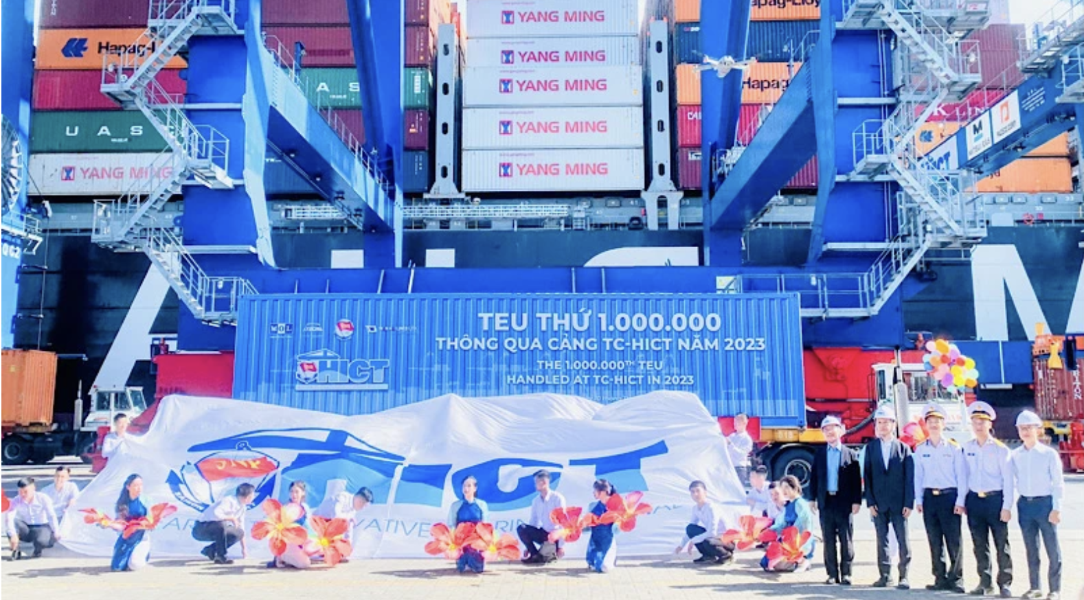 Cảng container quốc tế Tân Cảng Hải Phòng đón container thứ 1 triệu - Ảnh 1.