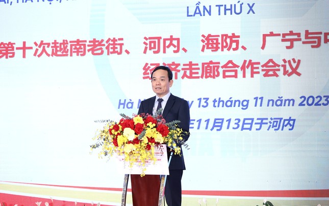 Phó Thủ tướng gợi mở 4 vấn đề để tăng cường hợp tác hành lang kinh tế Việt - Trung - Ảnh 1.