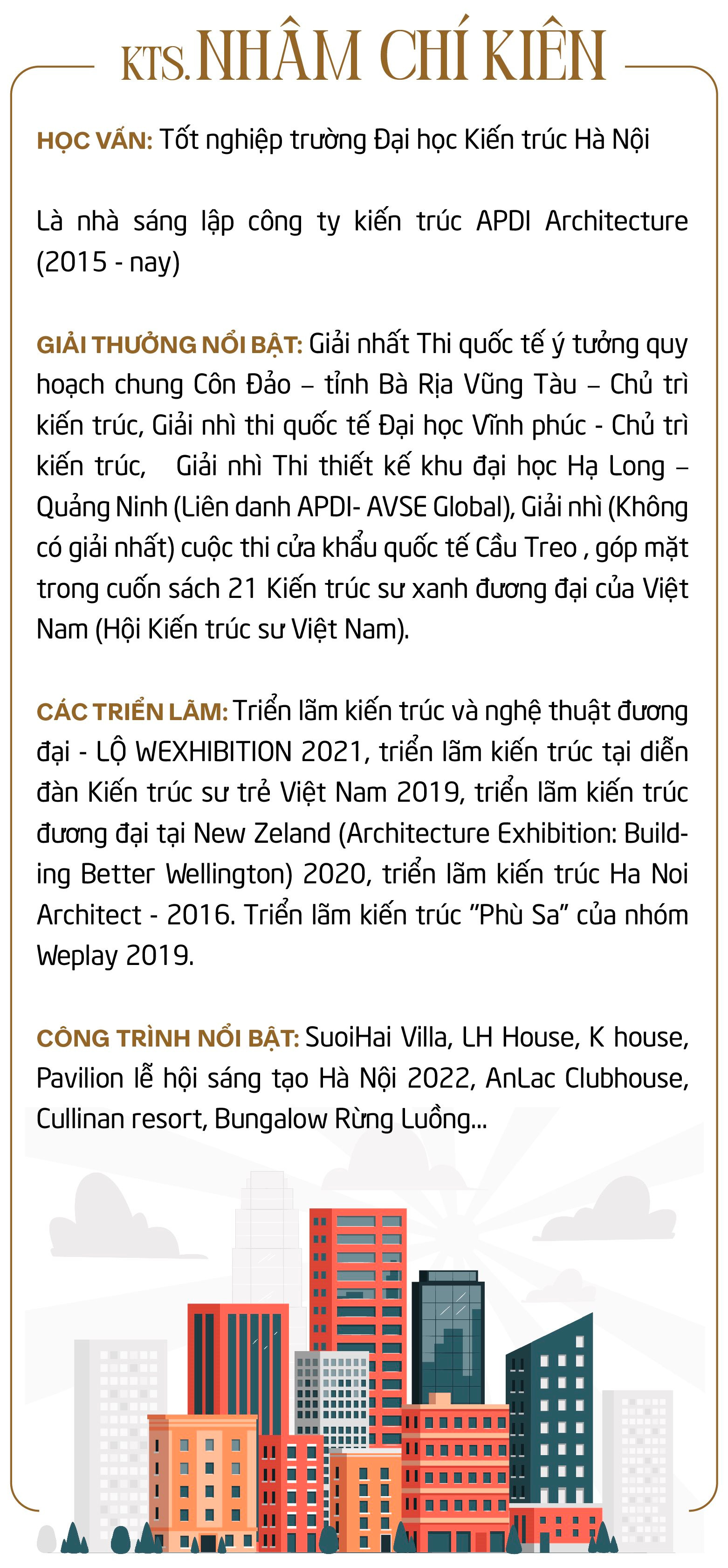 KTS Nhâm Chí Kiên: 20 năm vẫn cháy đam mê, đặc biệt sợ 1 điều trong thiết kế - Ảnh 1.