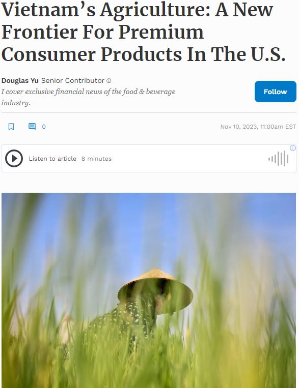 Fobers: Nông sản Việt Nam trở thành hàng tiêu dùng cao cấp mới tại Mỹ - Ảnh 1.