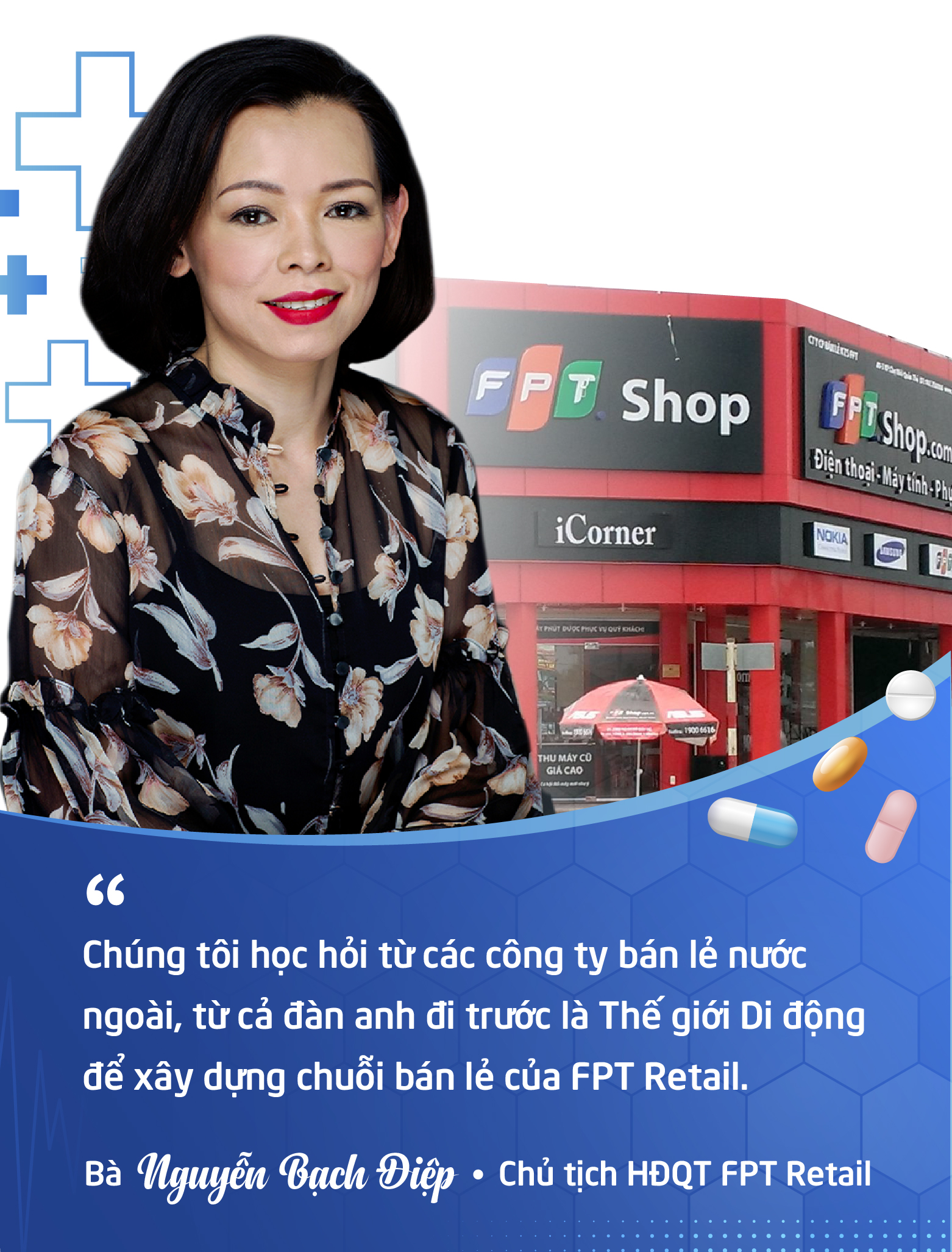Chủ tịch FPT Retail Nguyễn Bạch Điệp: Áp lực của người đến sau trong ngành bán lẻ đã có lời giải với chuỗi nhà thuốc Long Châu - Ảnh 3. Chủ tịch FPT Retail Nguyễn Bạch Điệp: Áp lực của người đến sau trong ngành bán lẻ đã có lời giải với chuỗi nhà thuốc Long Châu - Ảnh 3.