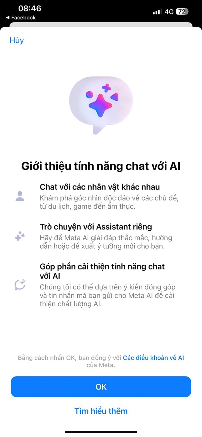 Meta cho phép người dùng trò chuyện với AI trong ứng dụng Facebook Messenger - Ảnh 1.