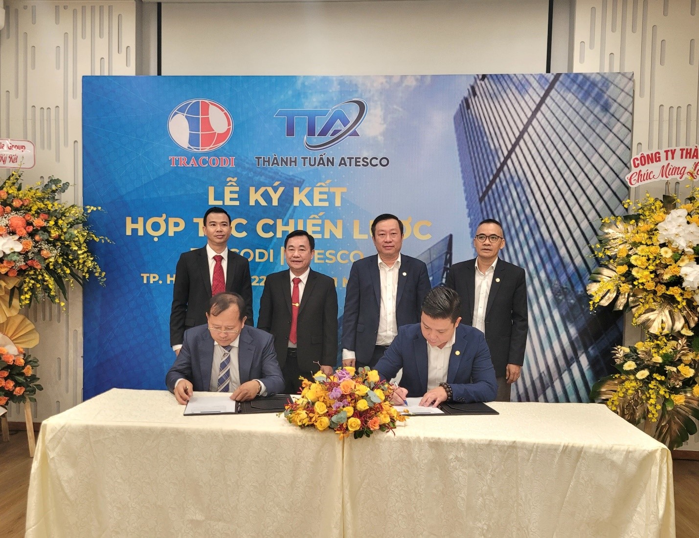 Tracodi và Thành Tuấn Atesco hợp tác chiến lược phát triển các dự án xây dựng, hạ tầng - Ảnh 1. Tracodi và Thành Tuấn Atesco hợp tác chiến lược phát triển các dự án xây dựng, hạ tầng - Ảnh 1.