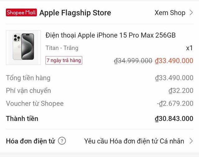 Đây là mức giá rẻ kỷ lục của iPhone 15 Pro Max tại Việt Nam: &quot;Rẻ hơn cả các loại rẻ&quot; - Ảnh 3.