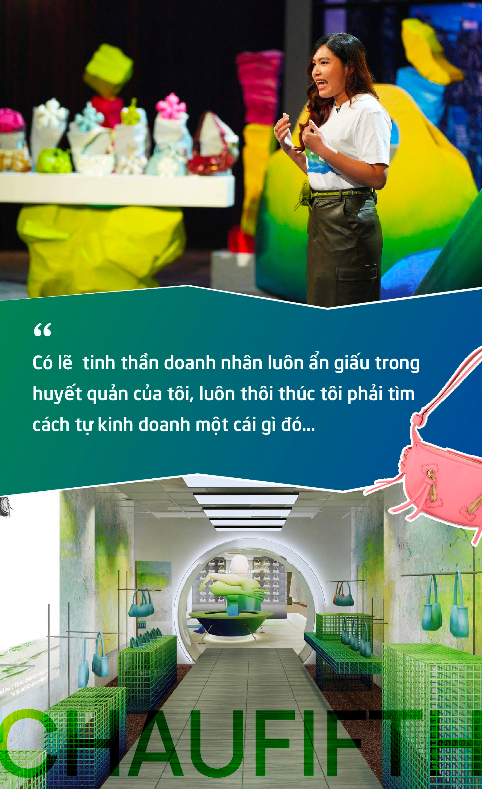 Nhân viên văn phòng 9x bỏ 3 triệu đồng đi học Photoshop, xây dựng thương hiệu túi xách CHAUTFIFTH được định giá 104 tỷ đồng trên Shark Tank Việt Nam - Ảnh 2.