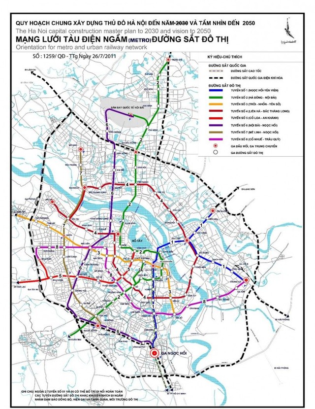 Tốc độ 13 năm xong một dự án đường sắt đô thị, Hà Nội mất 150 năm để xây xong 10 tuyến? - Ảnh 1.