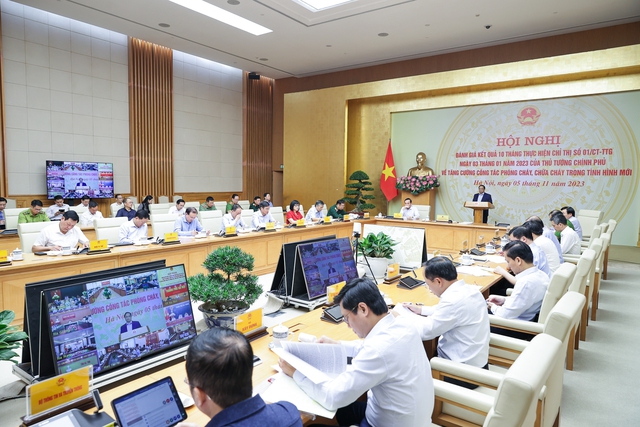 Thủ tướng chủ trì Hội nghị trực tuyến toàn quốc về công tác phòng cháy, chữa cháy - Ảnh 2.