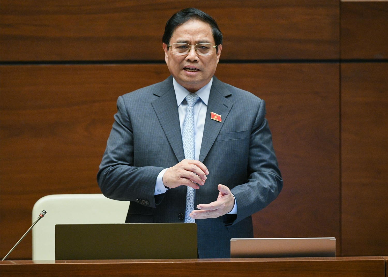 Thủ tướng Phạm Minh Chính trả lời chất vấn - Ảnh 1.
