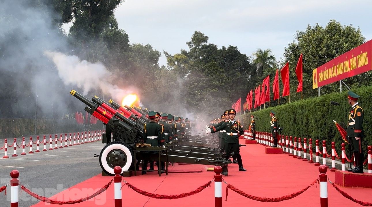 Hình ảnh Tổng Bí thư Nguyễn Phú Trọng chủ trì lễ đón Tổng Bí thư, Chủ tịch Trung Quốc Tập Cận Bình - Ảnh 11.