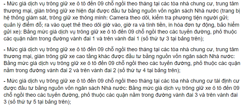 Nóng tranh chấp phí gửi ô tô chung cư Hà Nội: Giá trần được quy định bao nhiêu? - Ảnh 2.