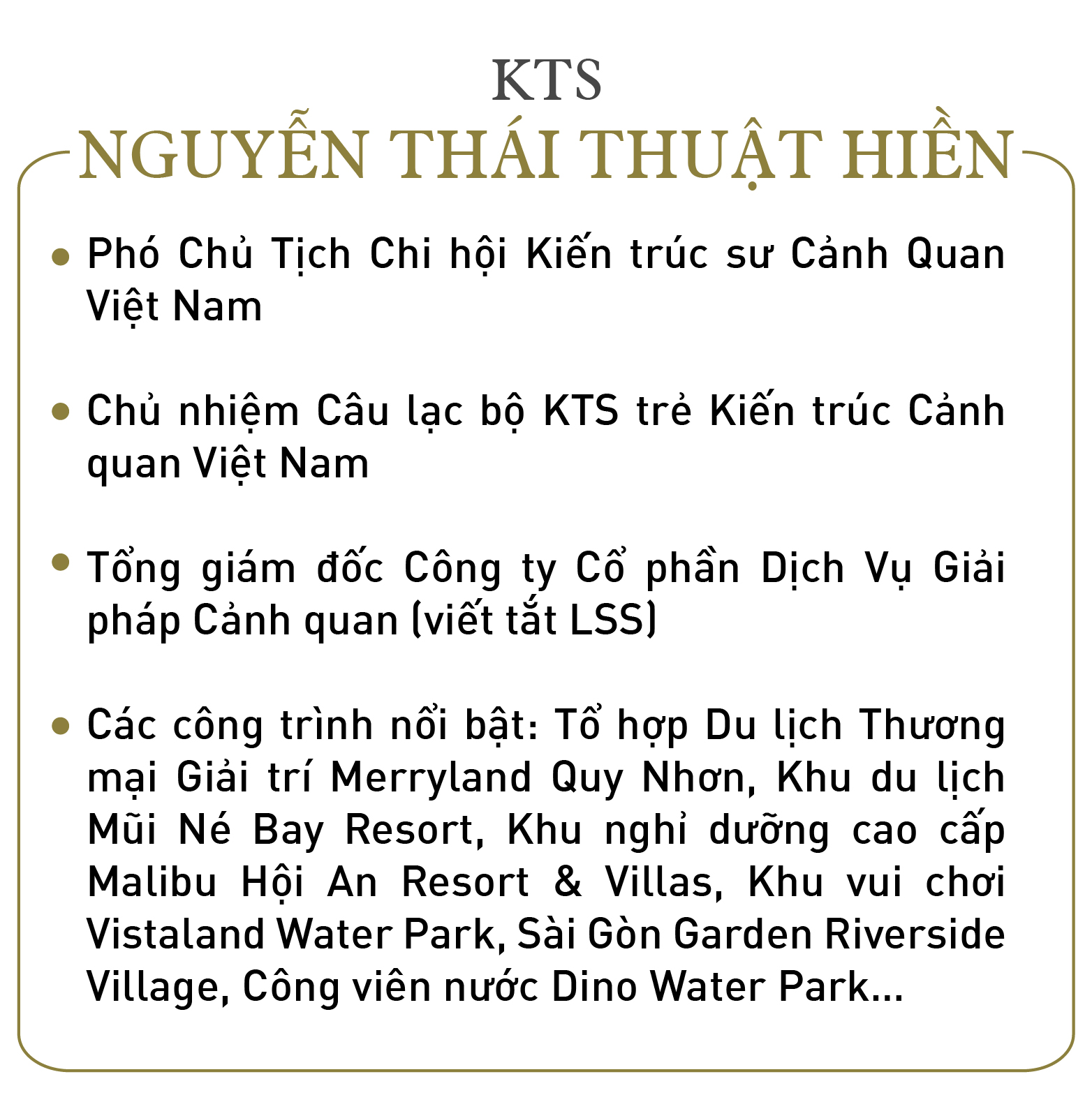 KTS Nguyễn Thái Thuật Hiền: Làm thiết kế cảnh quan như cho khách đeo đồng hồ Rolex, phải tiếp cận với người nhiều tiền mới sống được với nghề - Ảnh 1.