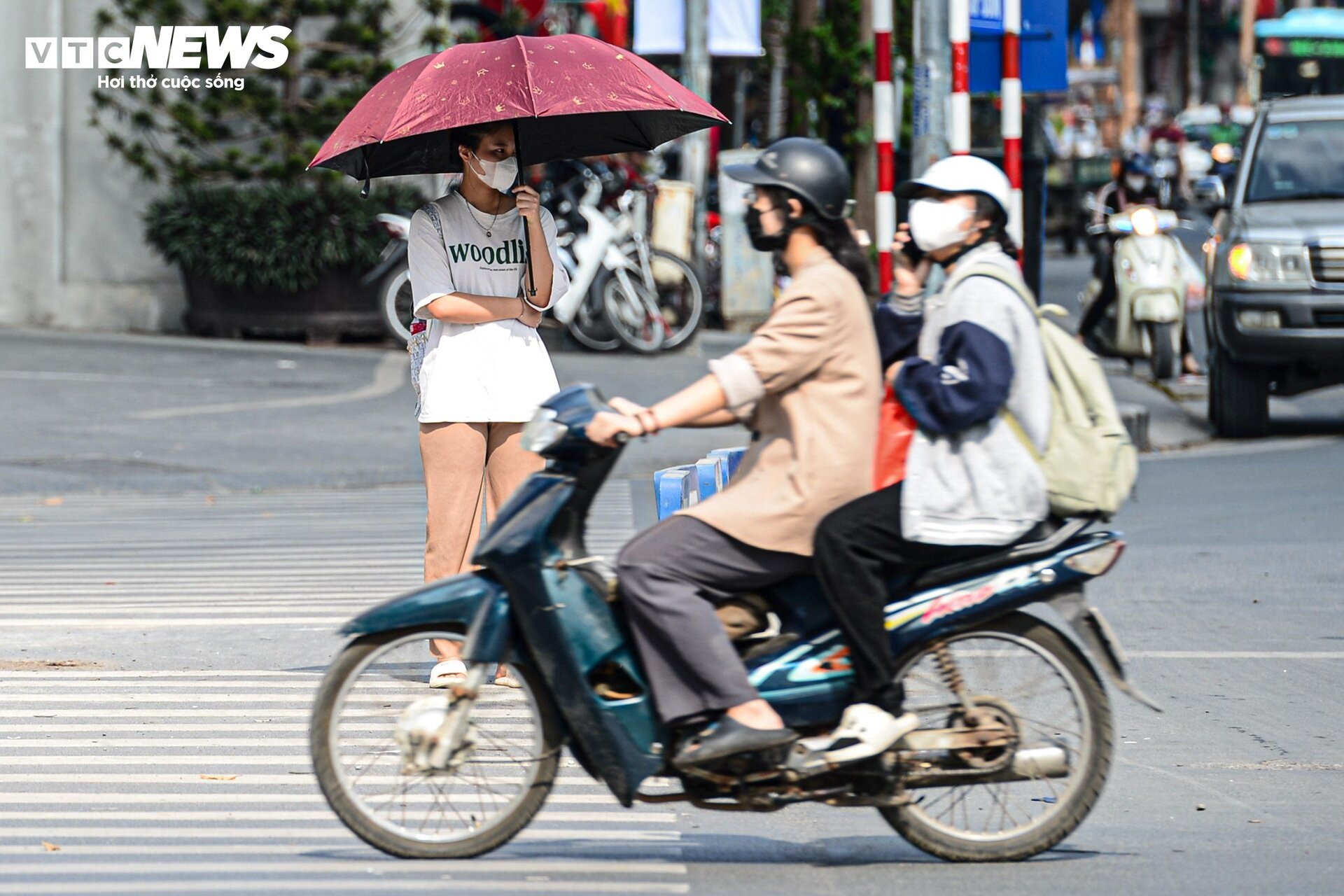 Mùa đông nóng như mùa hè, người Hà Nội mặc áo phông, quần ngắn ra đường - Ảnh 7.