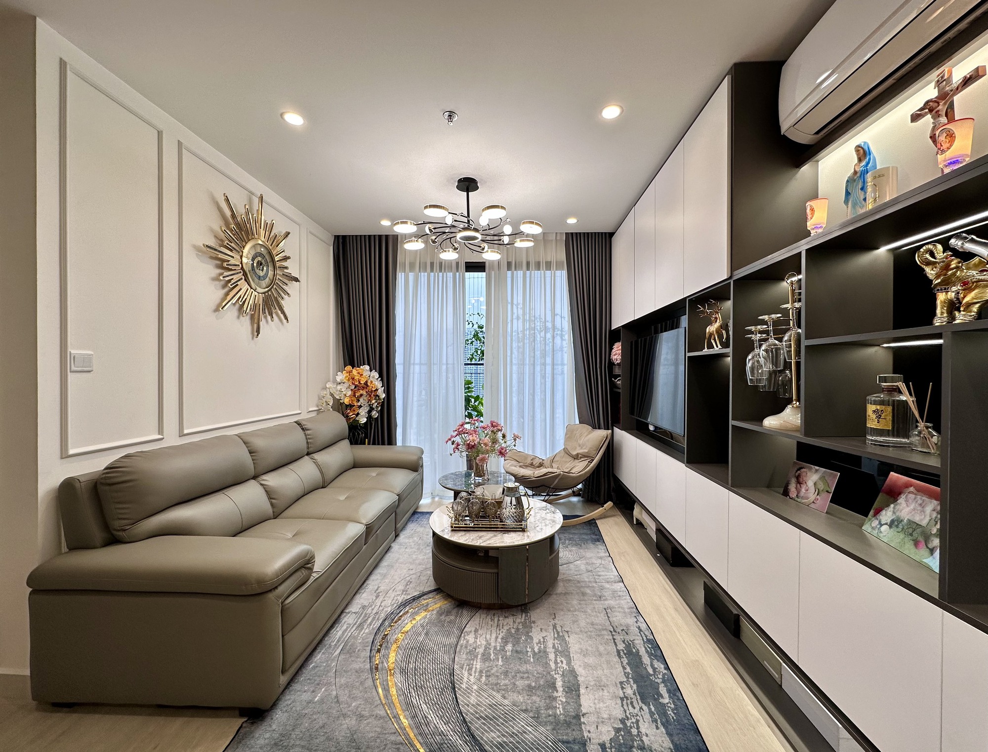 Tận hưởng cuộc sống hiện đại của gia đình nhỏ trong căn hộ có diện tích chỉ 50m2 ở Hà Nội- Ảnh 6.