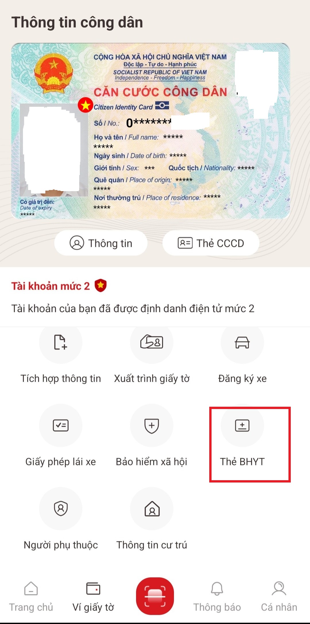 Hướng dẫn cập nhật thông tin bảo hiểm y tế trên ứng dụng VNeID chỉ với 4 bước đơn giản - Ảnh 2.