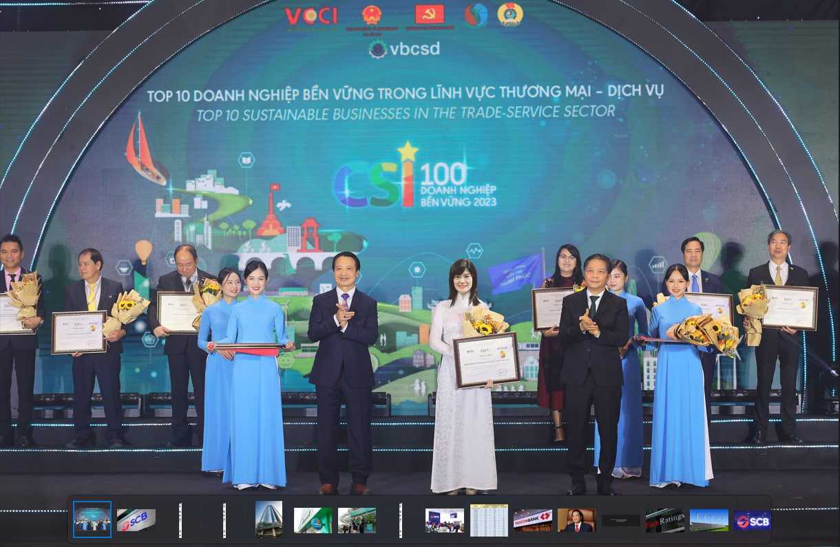 BIDV được vinh danh Top 10 Doanh nghiệp bền vững lĩnh vực thương mại - dịch vụ - Ảnh 1.