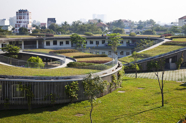 Những ngôi trường ở Việt Nam ĐẸP ĐẾN MỨC khiến giới kiến trúc thế giới phải ngỡ ngàng: Có trường tận vùng sâu vùng xa- Ảnh 6.