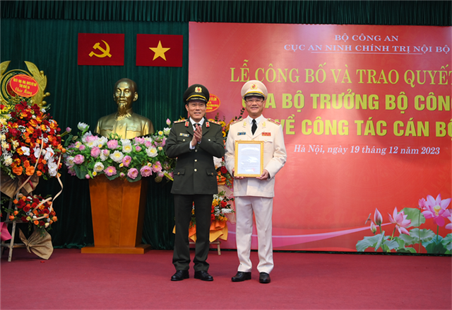 Giám đốc công an tỉnh Nghệ An giữ chức Cục trưởng Cục An ninh chính trị nội bộ - Ảnh 1.