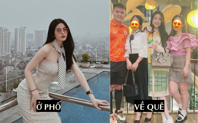 Chu Thanh Huyền khi ở phố với lúc về quê Quang Hải: Lột sạch nét sang chảnh, bẽn lẽn "hoà tan" với xung quanh - Ảnh 1.