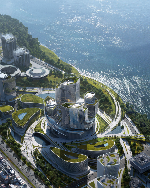 Cận cảnh &quot;Vườn xoáy ốc&quot; của Trung Quốc: Đệ nhất công trình to gấp đôi trụ sở Apple - Hùng vĩ choáng ngợp - Ảnh 3.