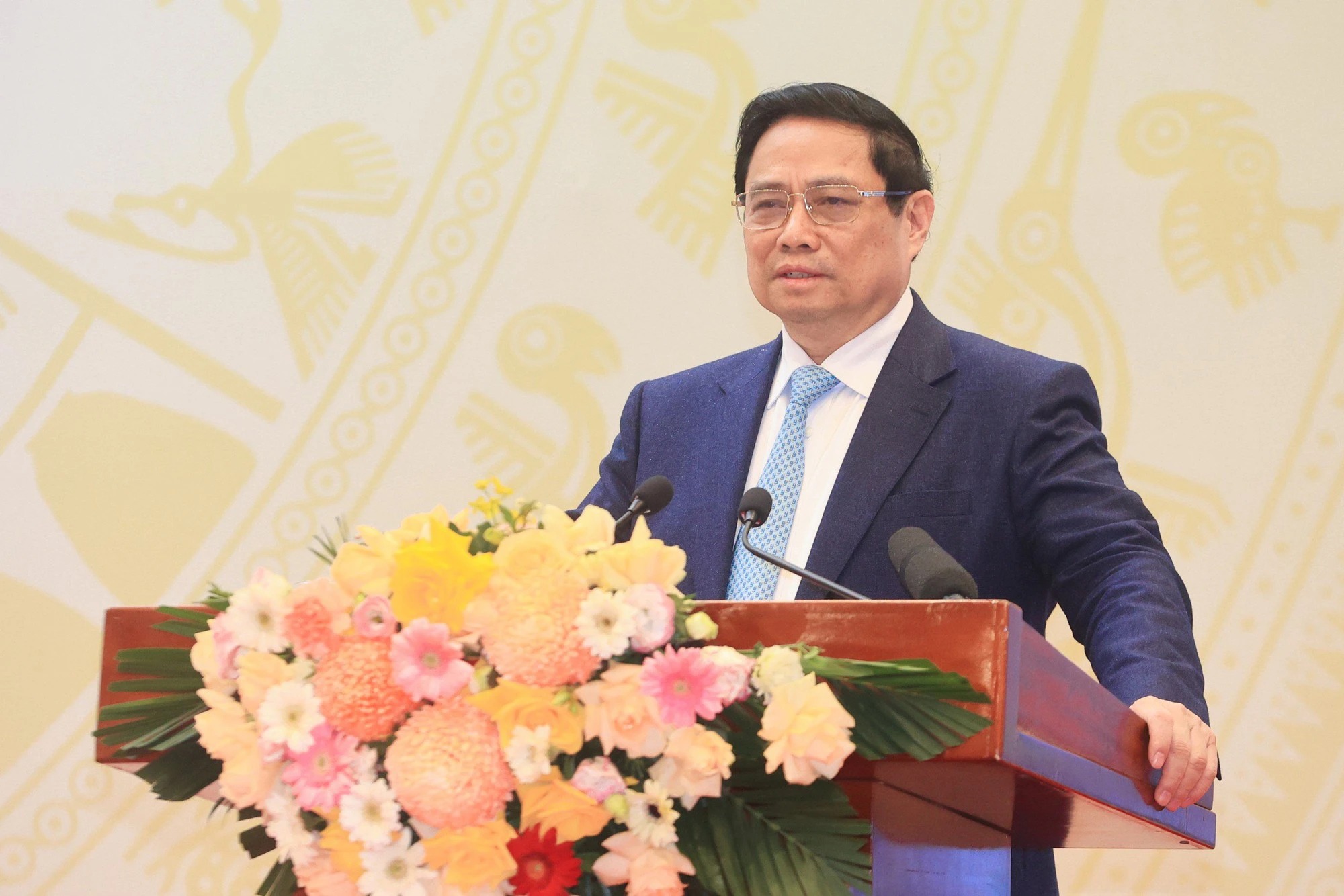 Thủ tướng Chính phủ Phạm Minh Chính phát biểu chỉ đạo tại hội nghị