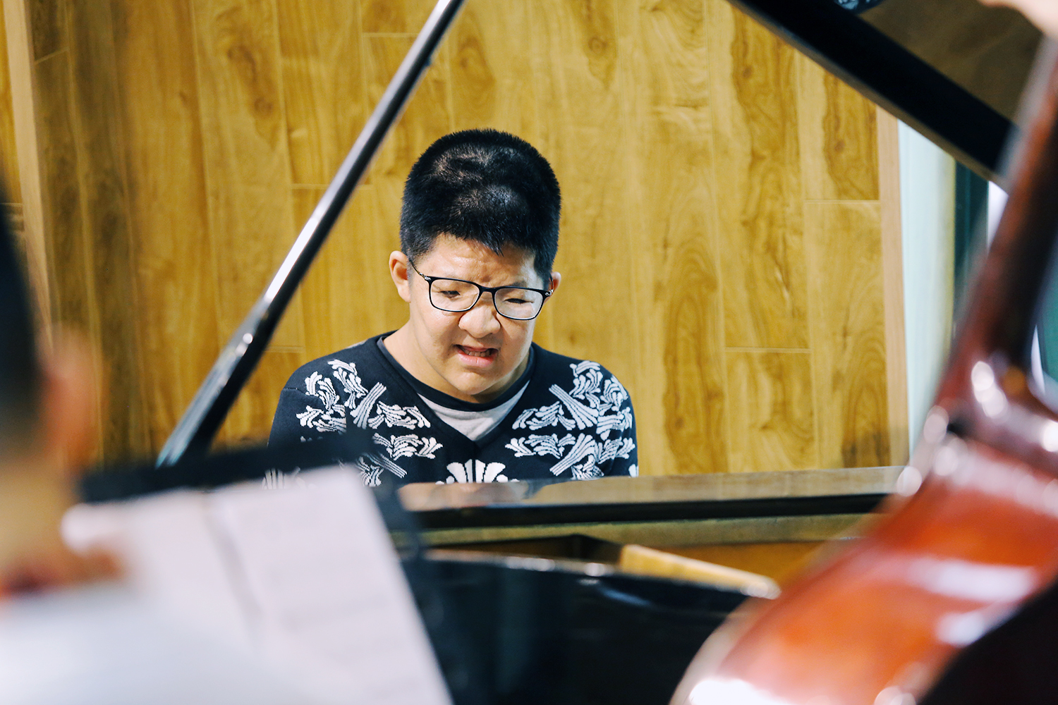 Tuổi 21 của con trai Nghệ sĩ Quốc Tuấn: Bé Bôm ngày nào đã bước vào kỳ thi quan trọng ở Học Viện Âm nhạc - Ảnh 16.