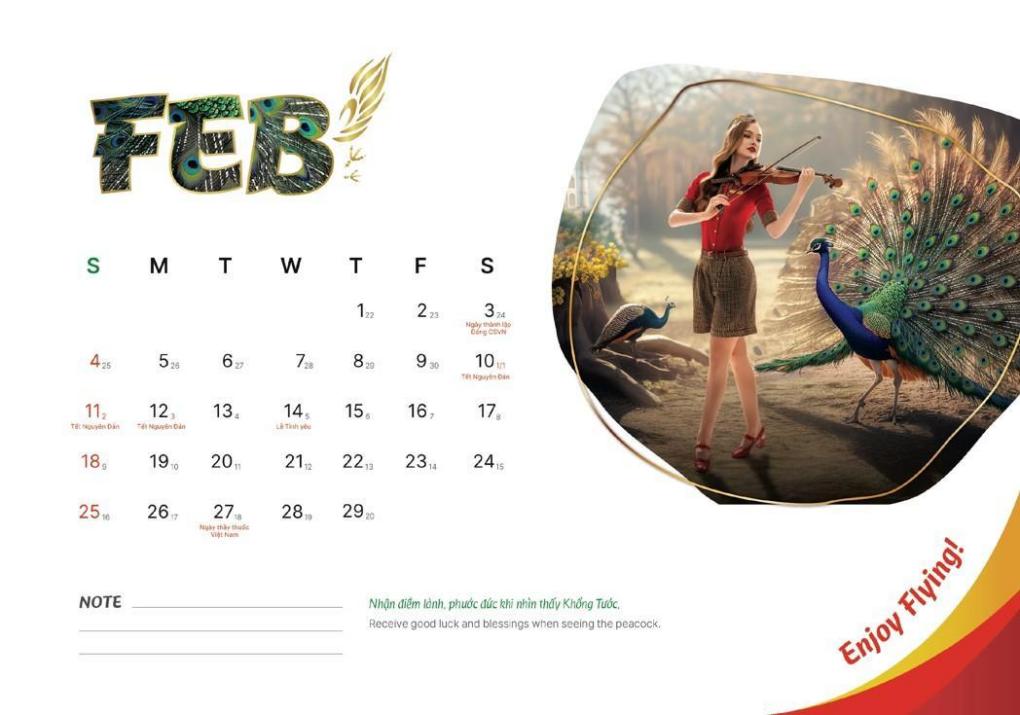 Vietjet lan tỏa thông điệp sống xanh, bảo vệ môi trường thông qua bộ lịch mới - Ảnh 3.