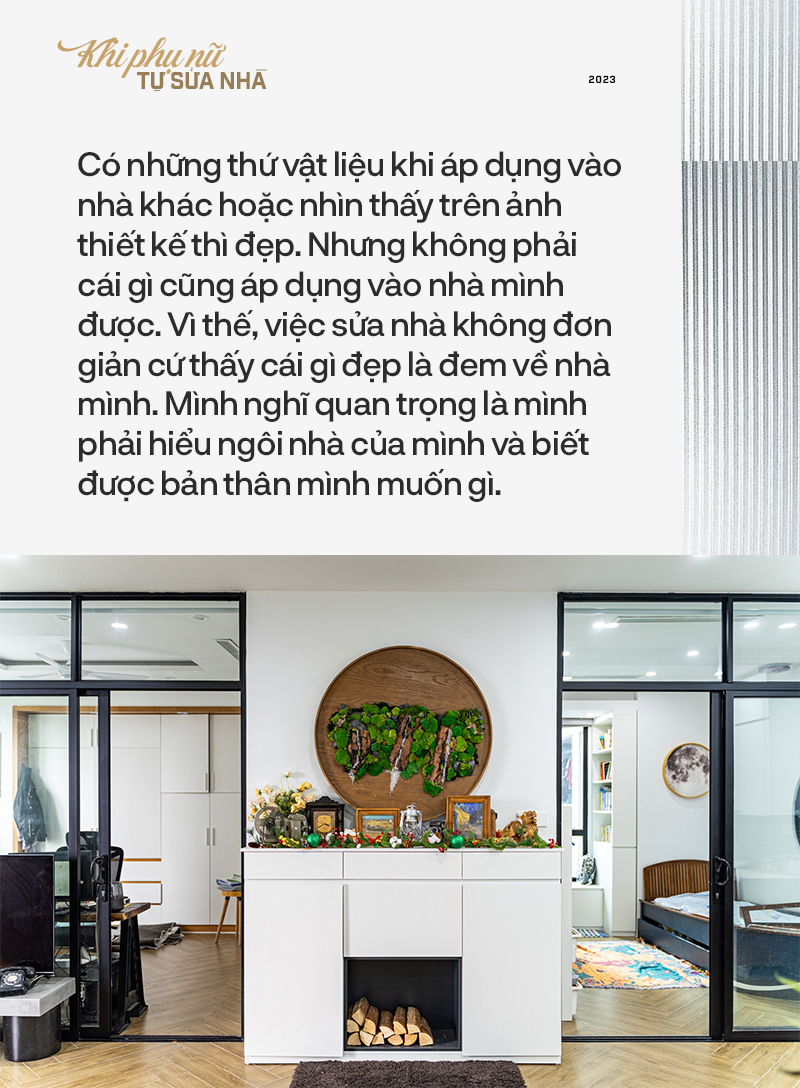 Mẹ 8x ở Hà Nội hoàn thiện tất tần tật căn hộ trong 1 tháng, ai cũng khen vừa hợp lý lại vừa có dấu ấn cá nhân