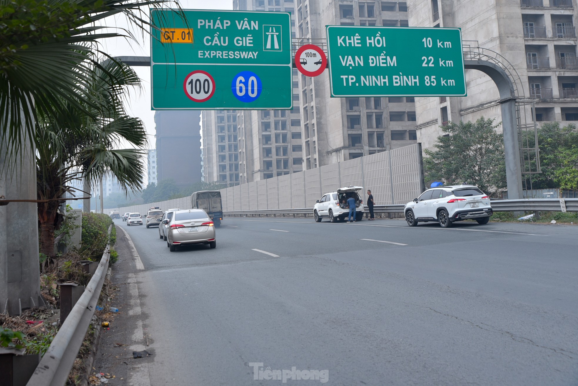 Cao tốc Pháp Vân - Cầu Giẽ thông thoáng lạ thường ngày đầu nghỉ Tết - Ảnh 4.