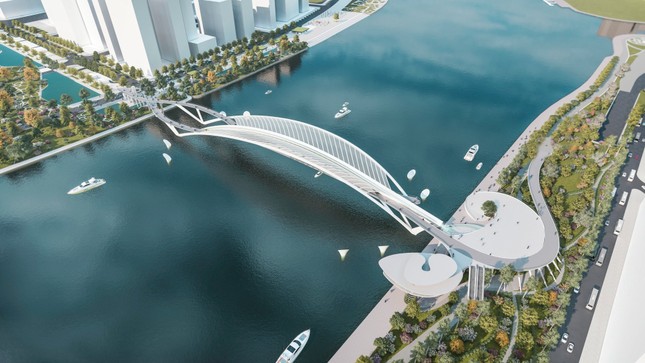 Cầu đi bộ nghìn tỷ vượt sông Sài Gòn sẽ là điểm nhấn cho thành phố và du khách - Ảnh 2.