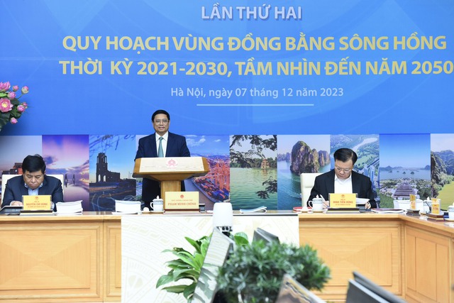 Thủ tướng chủ trì hội nghị về quy hoạch vùng Đồng bằng sông Hồng - Ảnh 2.