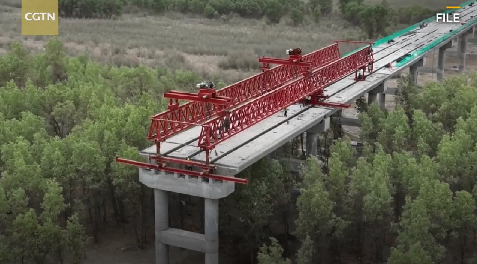 Trung Quốc xây "kỳ quan" đường cao tốc xuyên sa mạc lớn thứ hai thế giới theo cách thực sự đáng gờm: Làm cầu cạn để hạn chế phá những cây xanh hiếm hoi - Ảnh 6.