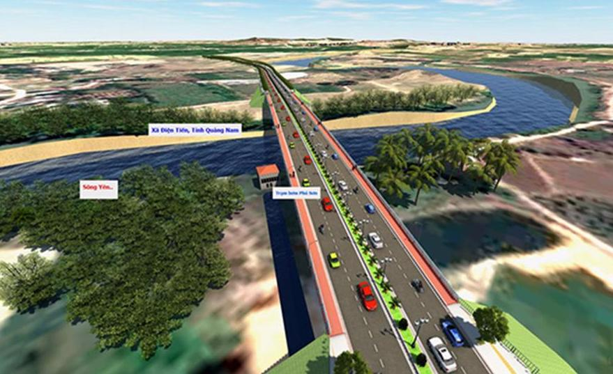Đầu tư 274 tỷ đồng xây cầu nối Đà Nẵng với Quảng Nam - Ảnh 1.