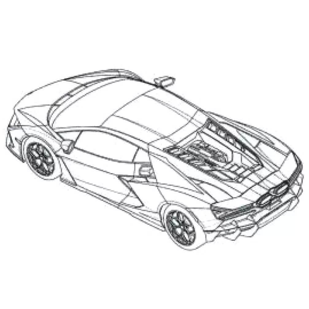 Hướng dẫn hình vẽ xe Lamborghini với nhiều chi tiết và phong cách độc đáo