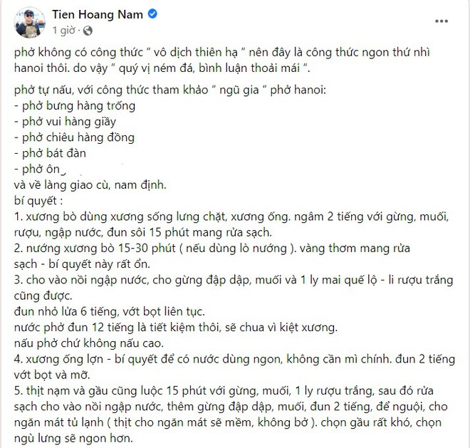  Chủ tịch FPT đích thân hướng dẫn nấu tô phở bò “ngon thứ nhì” Hà Nội, vô tình để lộ một thứ khiến dân tình xuýt xoa  - Ảnh 2.