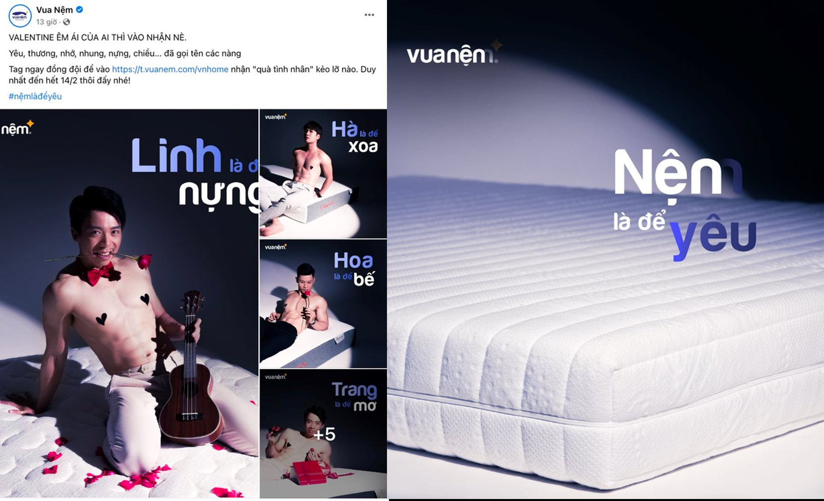 Chuỗi đệm lớn nhất Việt Nam gỡ bỏ toàn bộ màn biến tấu Vua Nệm thành Vua Nện, loạt nam nhân bán nude nựng - xoa - bế cũng mất tích - Ảnh 1. Chuỗi đệm lớn nhất Việt Nam gỡ bỏ toàn bộ màn biến tấu Vua Nệm thành Vua Nện, loạt nam nhân bán nude nựng - xoa - bế cũng mất tích - Ảnh 1.